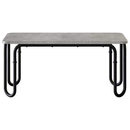 Sofabord Betongrå 79,5 x 40 x 36 cm Konstrueret træ