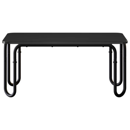 Sofabord Sort 100 x 50 x 45 cm Konstrueret træ