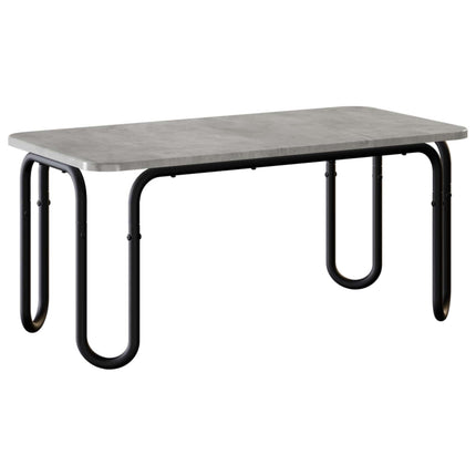 Sofabord Betongrå 100 x 50 x 45 cm Konstrueret træ