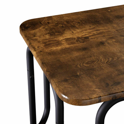 Sofabord Røget eg 100 x 50 x 45 cm Konstrueret træ