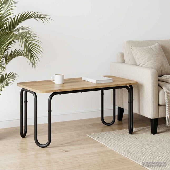 Sofabord Artisan-eg 100 x 50 x 45 cm Konstrueret træ