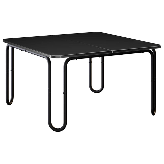 Sofabord Sort 100 x 100 x 45 cm Konstrueret træ