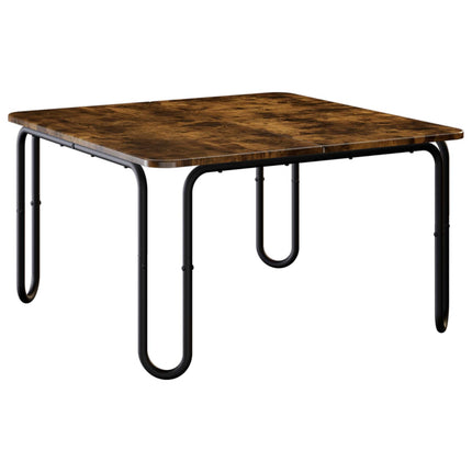 Sofabord Røget eg 100 x 100 x 45 cm Konstrueret træ