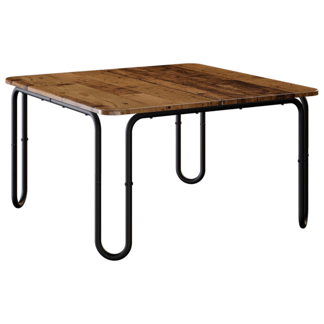Sofabord Gammelt træ 100 x 100 x 45 cm Konstrueret træ