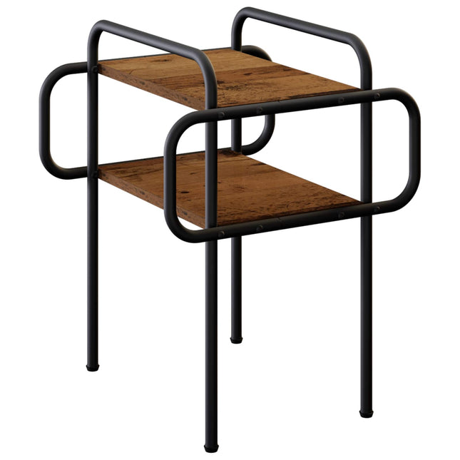 Sofabord Gammelt træ 40 x 40 x 51 cm Konstrueret træ