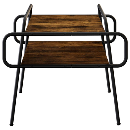 Sofabord Røget eg 50 x 50 x 51 cm Konstrueret træ