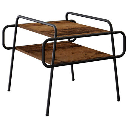 Sofabord Gammelt træ 50 x 50 x 51 cm Konstrueret træ