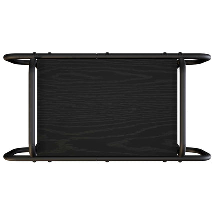 Sofabord Sort eg 60 x 30 x 51 cm Konstrueret træ