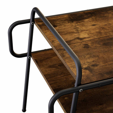 Sofabord Røget eg 60 x 60 x 51 cm Konstrueret træ