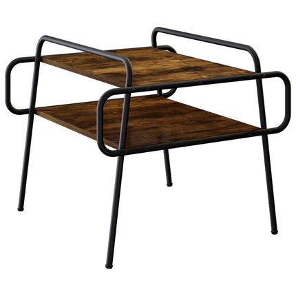 Sofabord Røget eg 60 x 60 x 51 cm Konstrueret træ