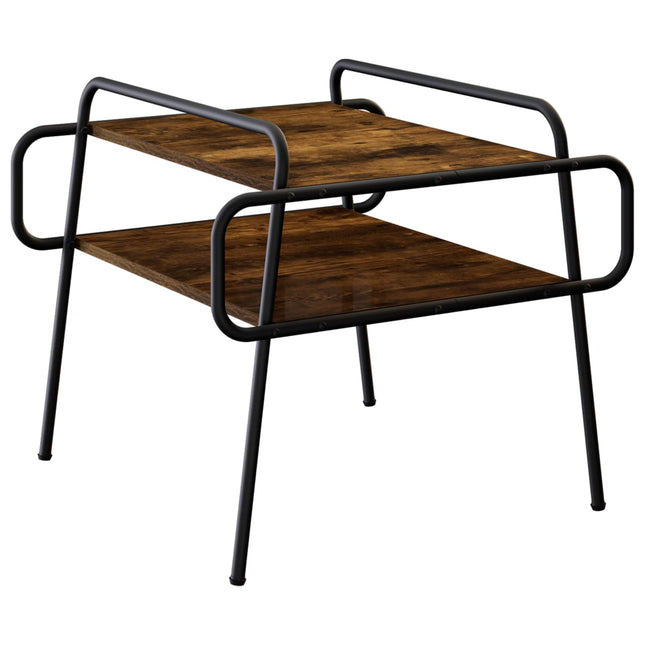 Sofabord Røget eg 60 x 60 x 51 cm Konstrueret træ