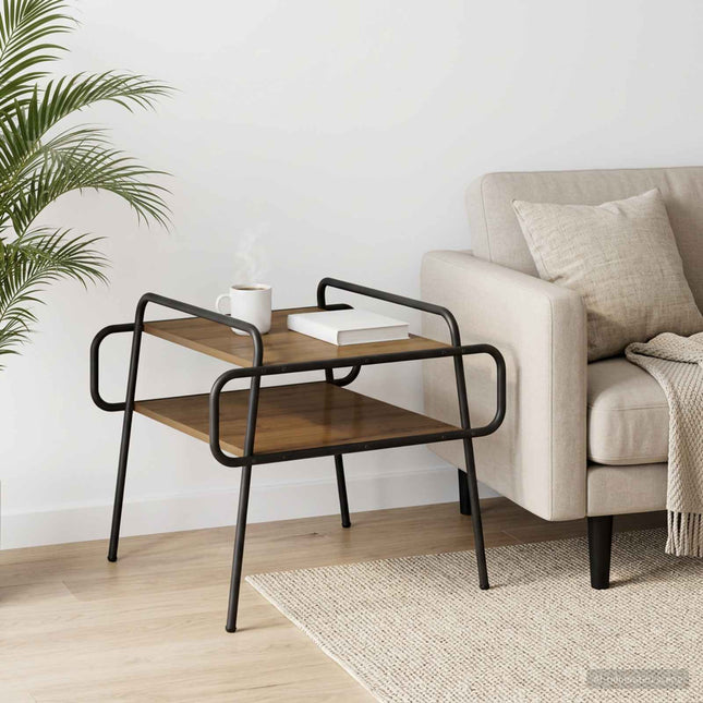 Sofabord Artisan-eg 60 x 60 x 51 cm Konstrueret træ