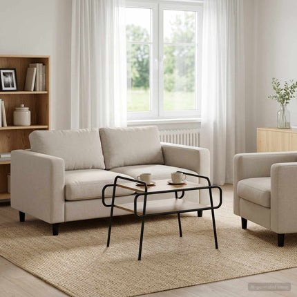 Sofabord Artisan-eg 70 x 50 x 51 cm Konstrueret træ