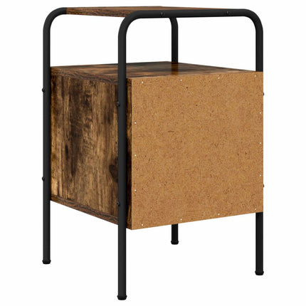 Natskab 2 stk. Røget eg 35 x 36,5 x 56 cm Konstrueret træ