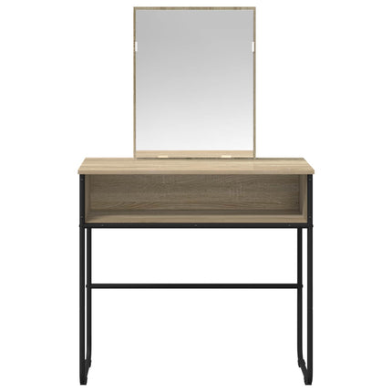 Klædeskab med hylde Sonoma-eg 81 x 40 x 131 cm Konstrueret træ