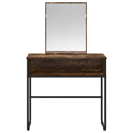 Klædeskab med hylde Røget eg 81 x 40 x 131 cm Konstrueret træ
