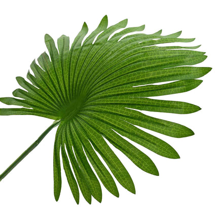 Kunstig Fan Palm Tree Grøn 75 x 25 x 180 cm Stof og Bambus