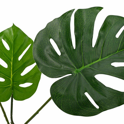 Kunstig Monstera Plante Grøn 70 x 16 x 130 cm Stof og træ