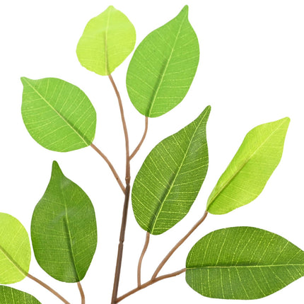 Kunstig Ficus Plante Grøn 73 x 16 x 60 cm Stof og træ