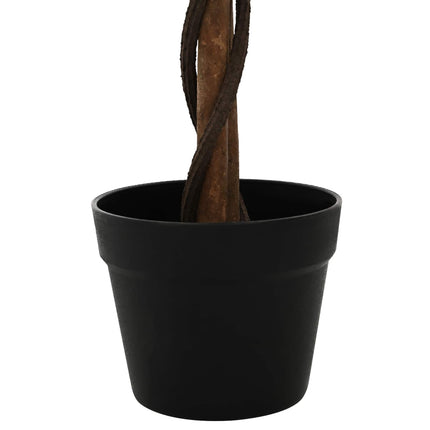 Kunstig Ficus Plante Grøn 90 x 16 x 110 cm Stof og træ