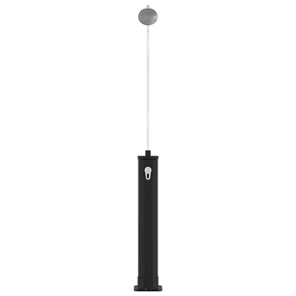 Solbruser med Brusehoved 20 l PVC, ABS, Zinklegering Sort