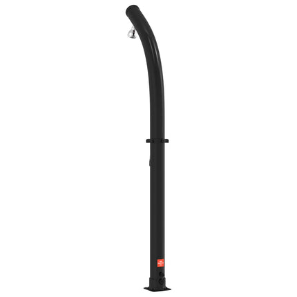 Solbruser med brusehoved 20 l PVC, ABS, Zinklegering Sort