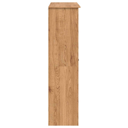 Garderobeskab PANAMA Honning 169 x 50 x 185 cm Massivt fyrretræ