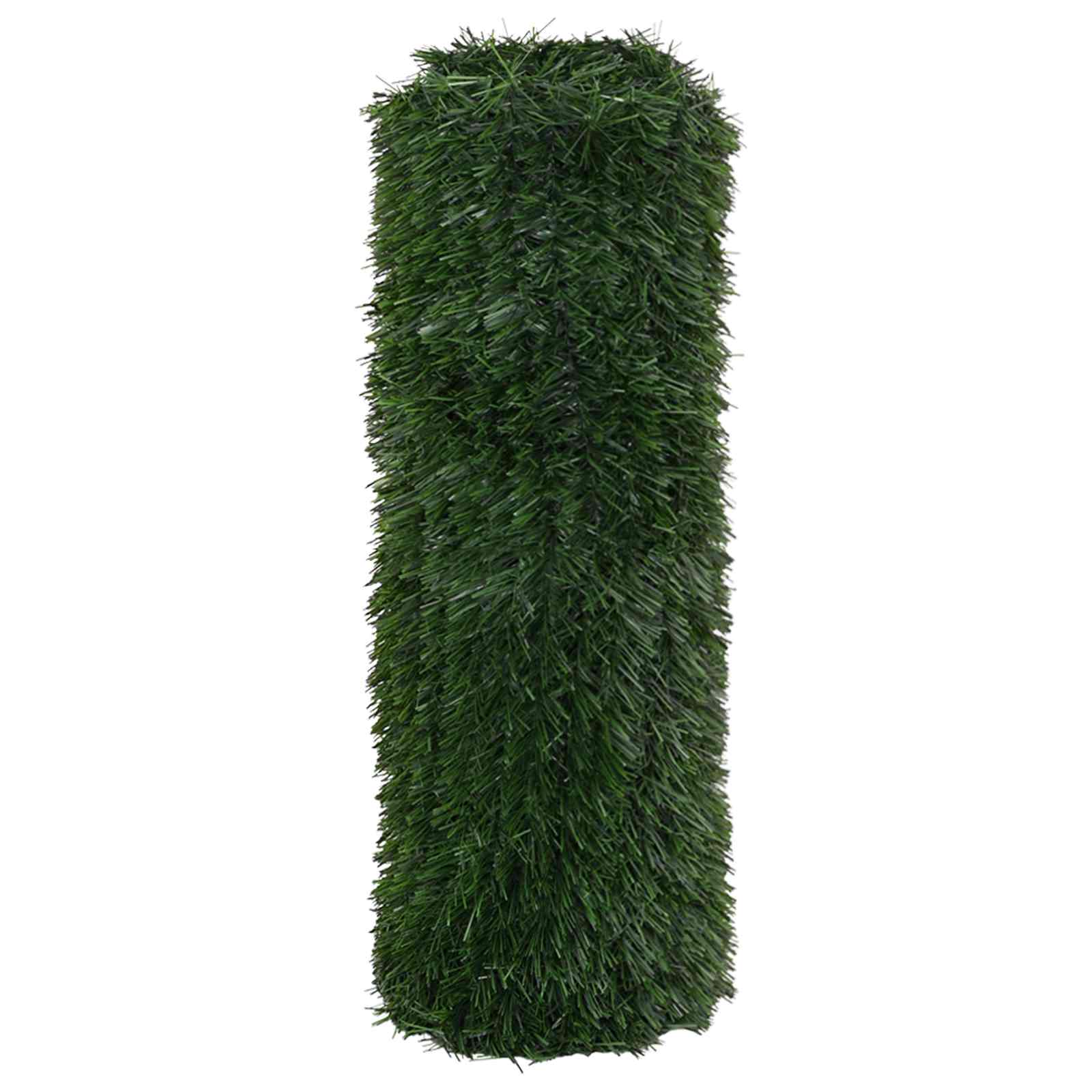 Kunstigt hegn Mørkegrøn 1 x 3 m PVC og Stål