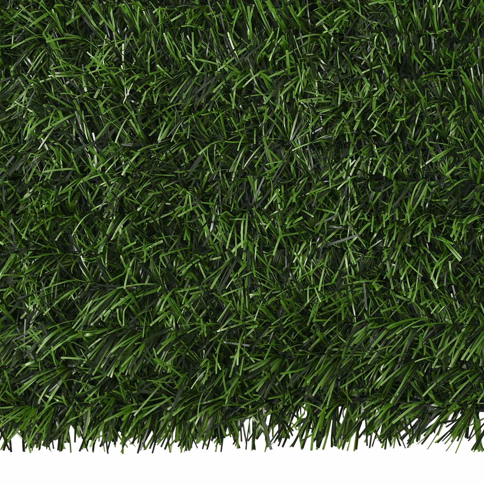 Kunstigt hegn Lys grøn 1 x 4 m PVC og Stål