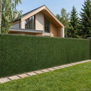 Kunstigt hegn Lys grøn 1 x 4 m PVC og Stål