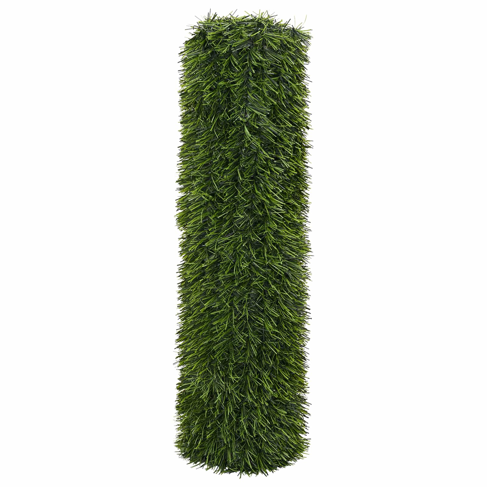 Kunstigt hegn Lys grøn 1 x 4 m PVC og Stål