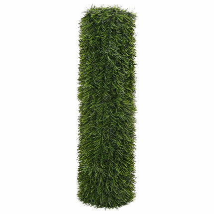 Kunstigt hegn Lys grøn 1 x 10 m PVC og Stål