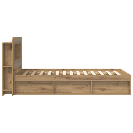 Sengestel med opbevaring Artisan-eg 80 x 200 cm Konstrueret træ