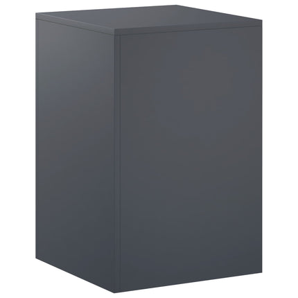 Planteholder Antracit 40 x 40 x 60 cm Rustfrit stål