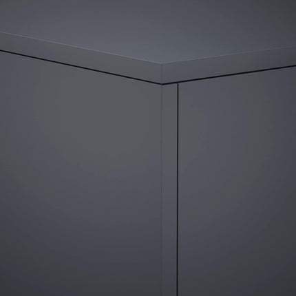 Planteholder 2 pcs Antracit 40 x 40 x 100 cm Galvaniseret stål