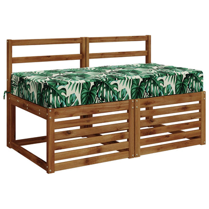 Sædehynde SOEST 100% polyester Bladmønster 120 x 80 x 15 cm