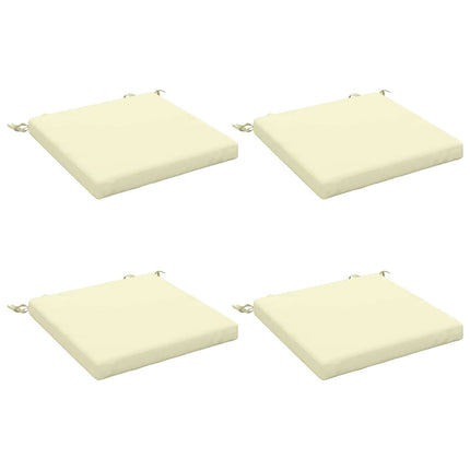 4-Stykke Sædepuder SOEST 4 stk. 100% polyester Cremefarvet