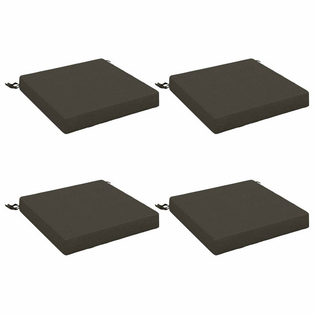 4-Stykke Sædepuder SOEST 4 stk. 100% polyester Antracit