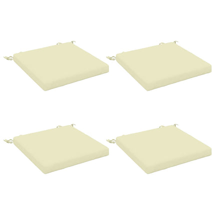 4-Stykke Sædepuder SOEST 4 stk. 100% polyester Cremefarvet