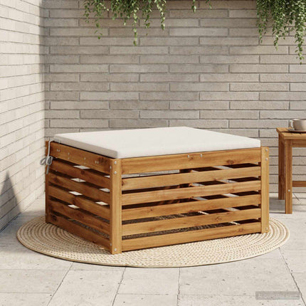 1-Stykke Sædepude SOEST 100% polyester Hvid 80 x 80 x 3 cm