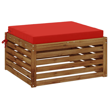 1-Stykke Sædepude SOEST 100% polyester Rød 60 x 60 x 7 cm