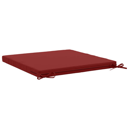 1-Stykke Sædepude SOEST 100% polyester Vinrød 80 x 80 x 5 cm