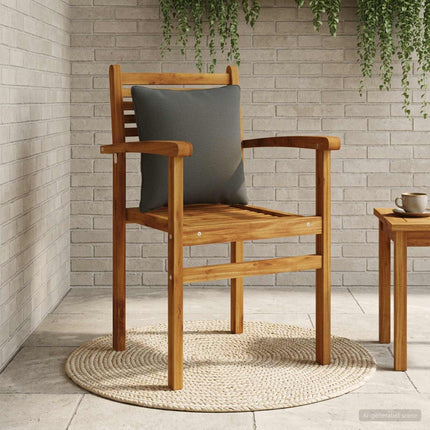 1-delte rygpuder PUTTEN 100% polyester Antracit 40 x 40 x 15 cm