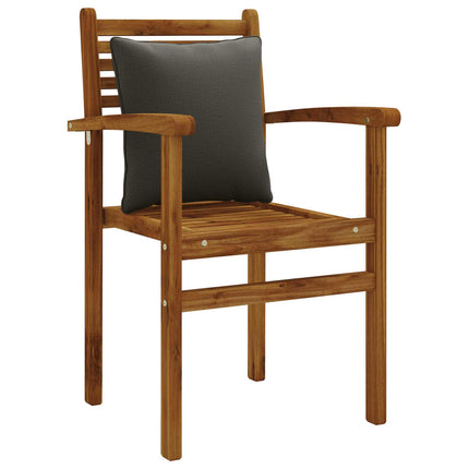 1-delte rygpuder PUTTEN 100% polyester Antracit 40 x 40 x 15 cm