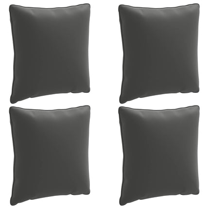 4-delte rygpuder PUTTEN 4 pcs 100% polyester Antracit