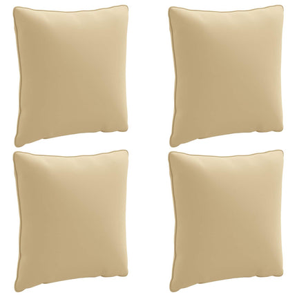 4-delte rygpuder PUTTEN 4 pcs 100% polyester Beige