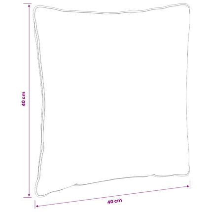 4-delte rygpuder PUTTEN 4 pcs 100% polyester Lys grøn