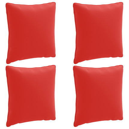4-delte rygpuder PUTTEN 4 pcs 100% polyester Rød