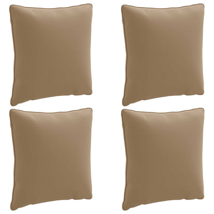 4-delte rygpuder PUTTEN 4 pcs 100% polyester Gråbrun