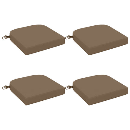 4-delt sædepuder SOEST 4 pcs 100% polyester Gråbrun
